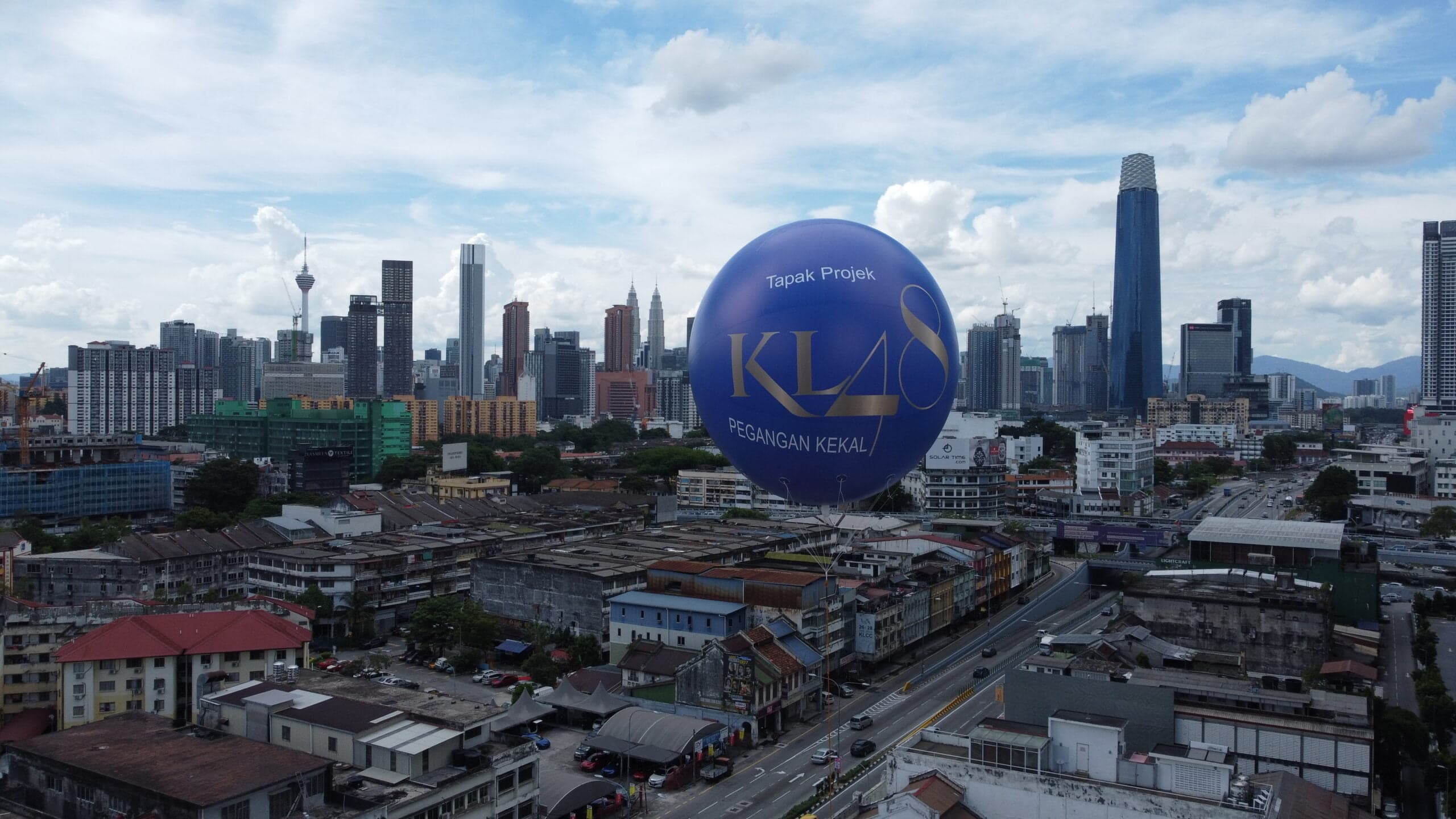 Giant balloon aerial display Malaysia event