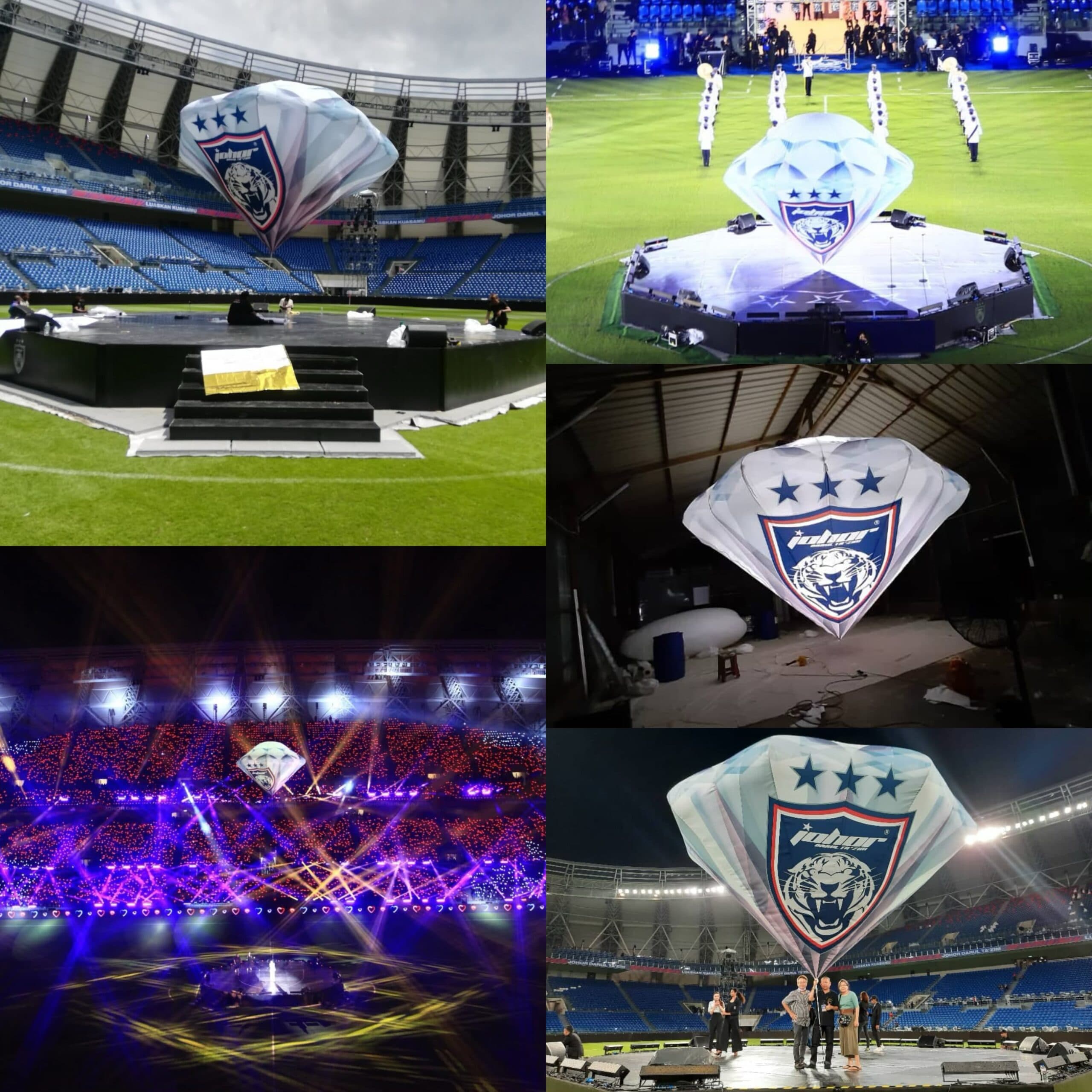Inflatable mascot outdoor event Malaysia