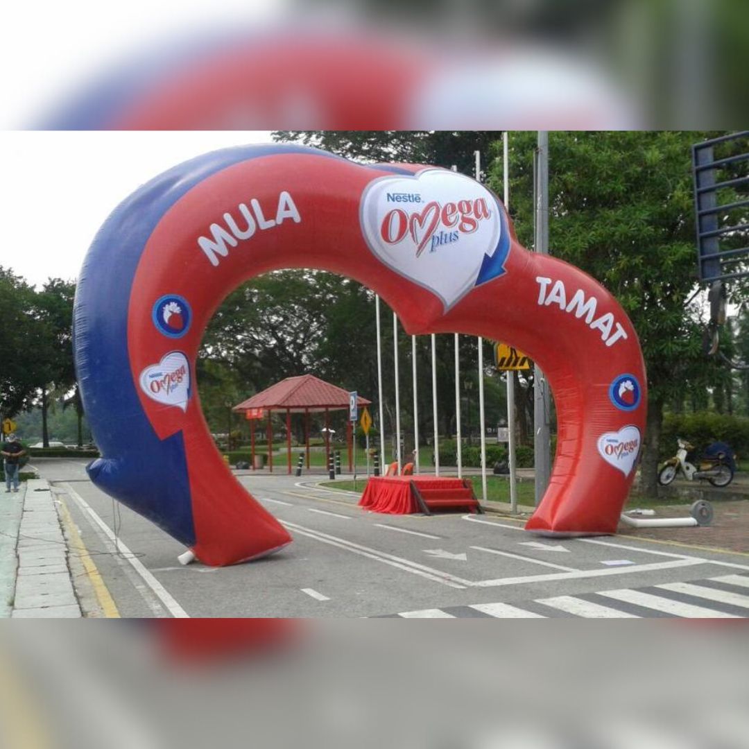 Custom Shaped Inflatable Arch