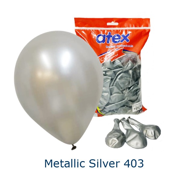 Metallic Silver