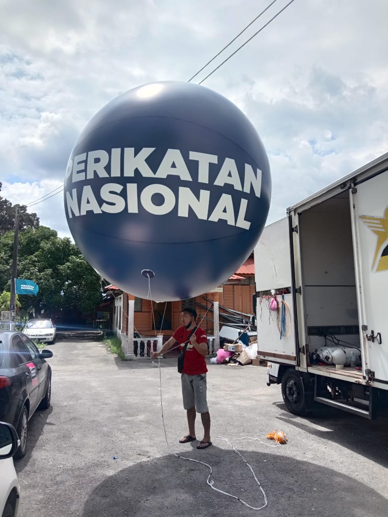 Custom giant advertising balloon property launch Malaysia