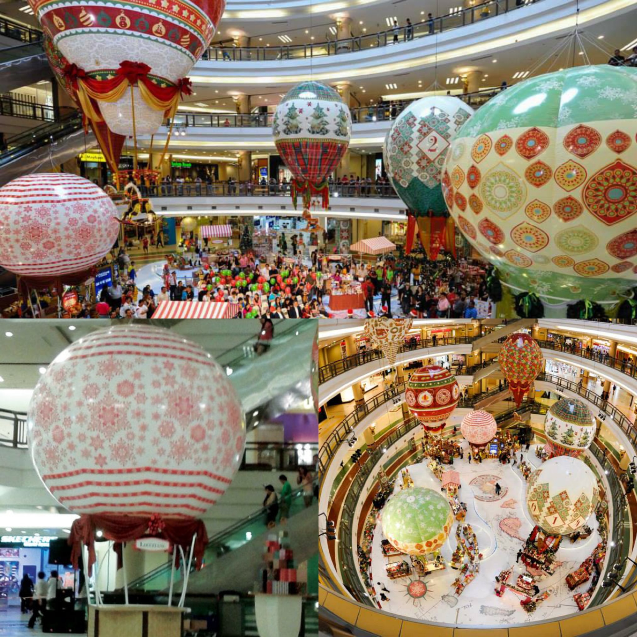 Hot air balloon replica display Malaysia