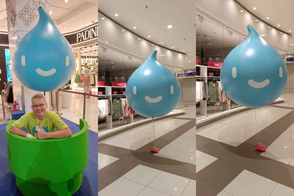 Replika Titisan Air Tiup Terpadat Air Selangor — photo 1