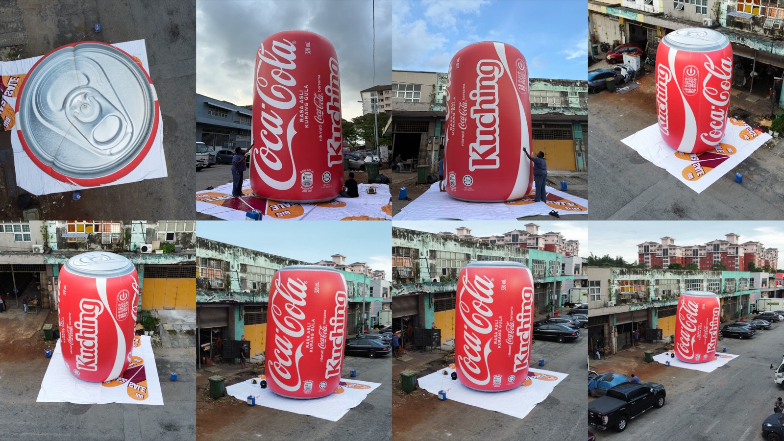 Make a Bold Statement with a Giant Inflatable Replica Coca-Cola Can — photo 9