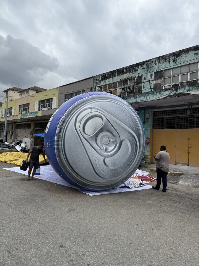 Pepsi Cola Inflatable Can at Kuching, Sarawak — photo 5