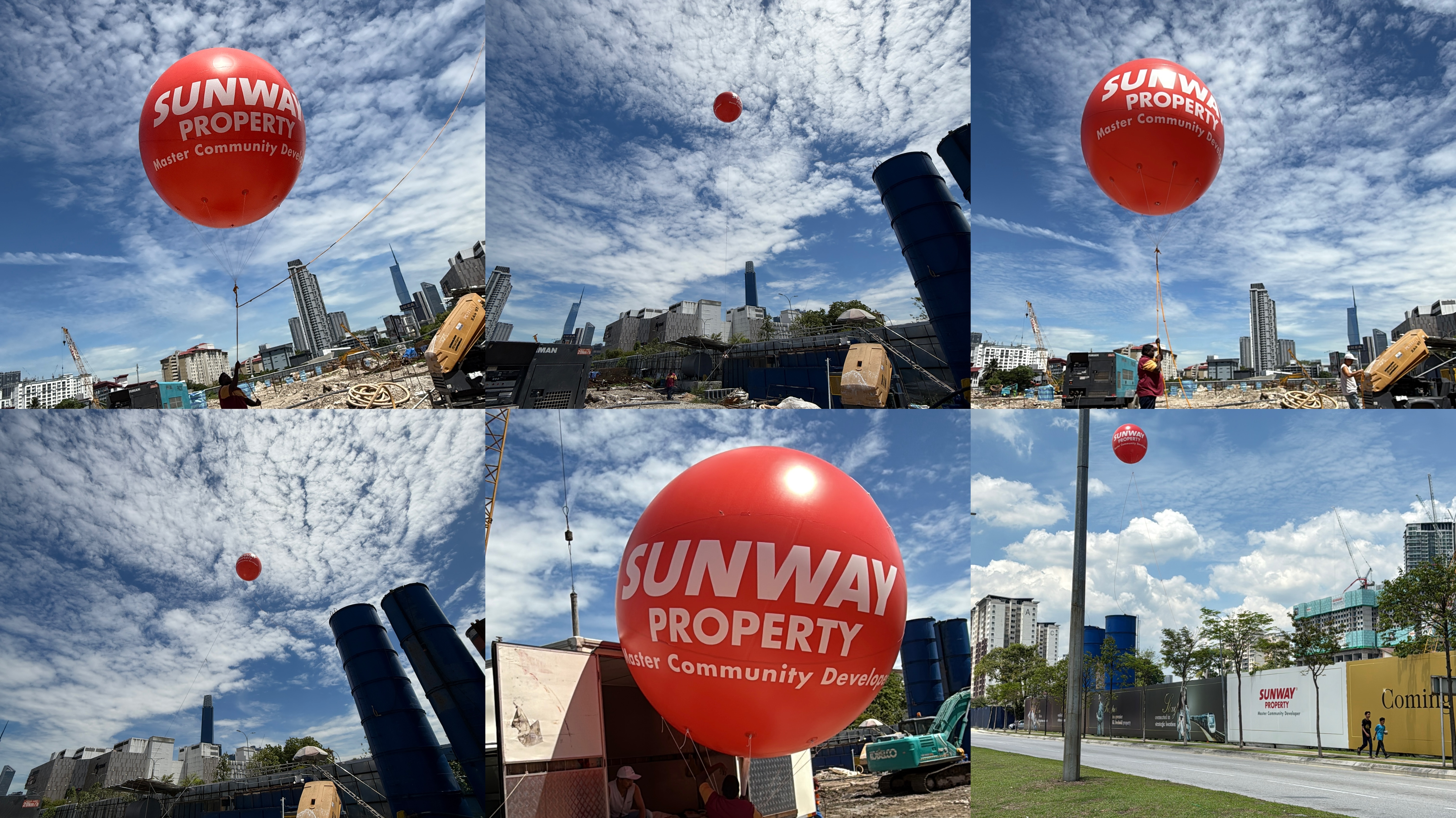 Gamuda Gardens Experience Lounge Giant Balloon