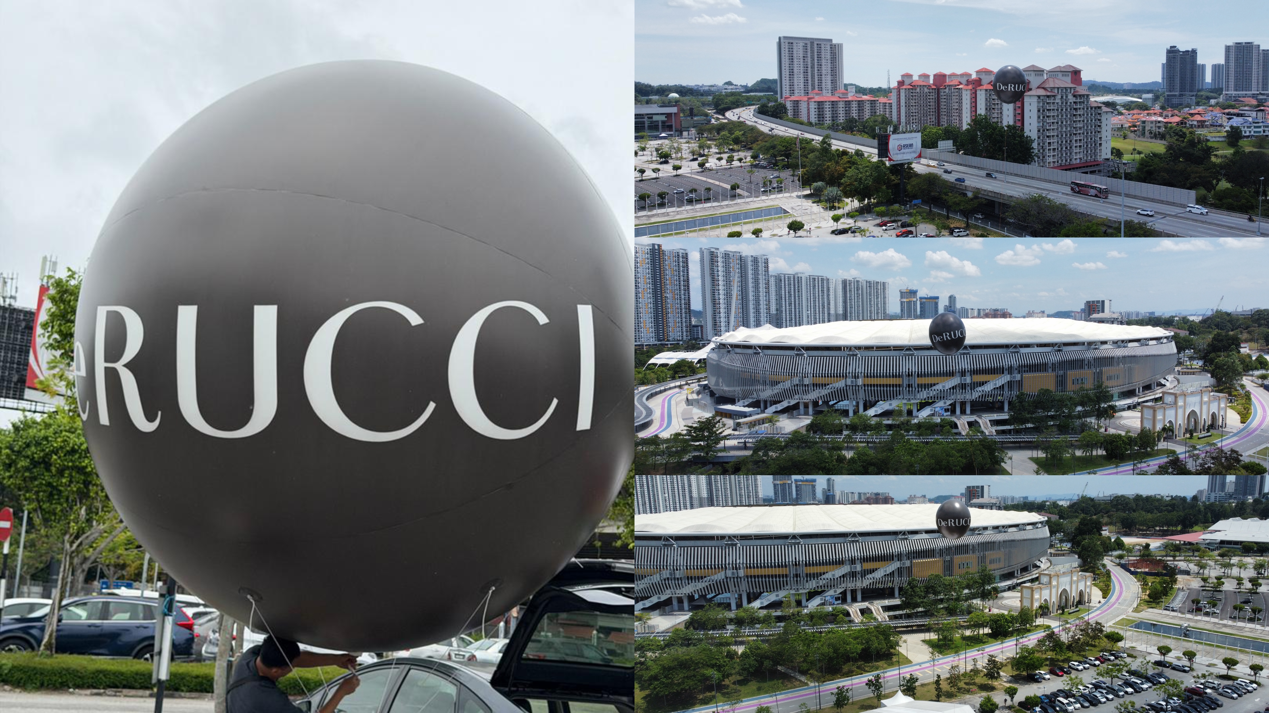 Giant Advertising Balloon for DeRUCCI at the Big Home Expo, Stadium Bukit Jalil