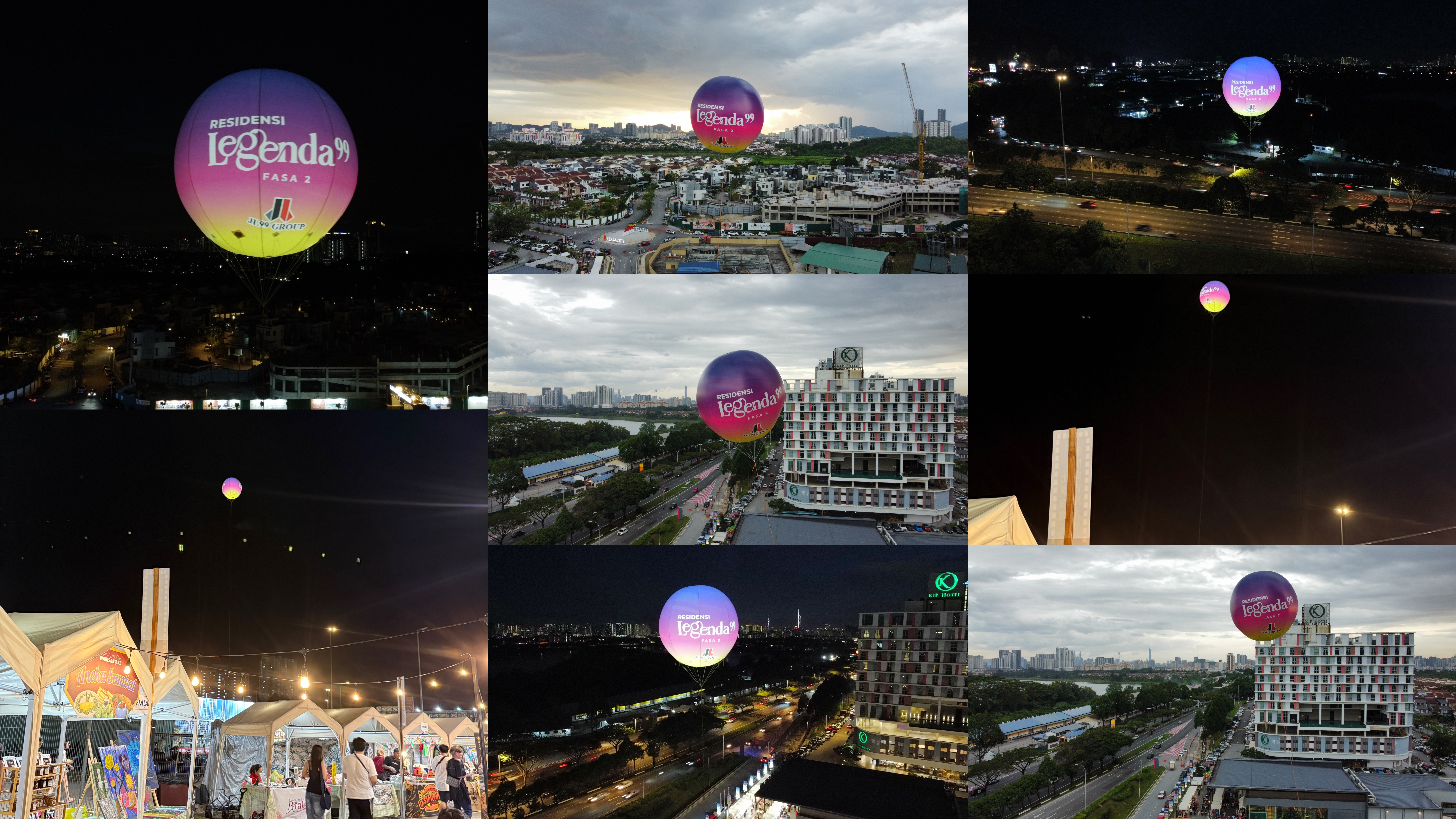 Lighted Giant Balloon at JL99 Group's Hong Kong Nostalgia Bazaar
