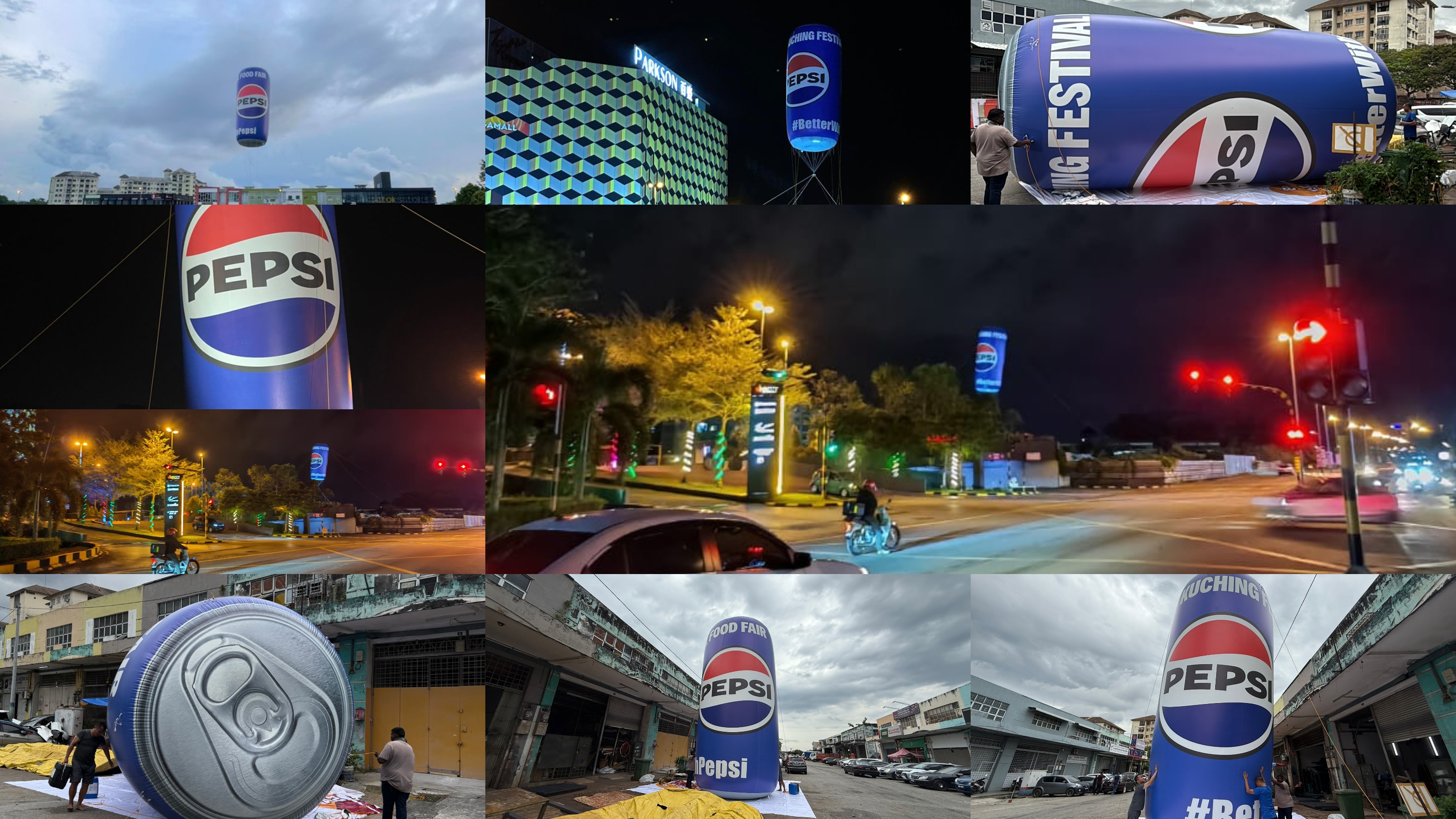 Giant inflatable can replica Malaysia