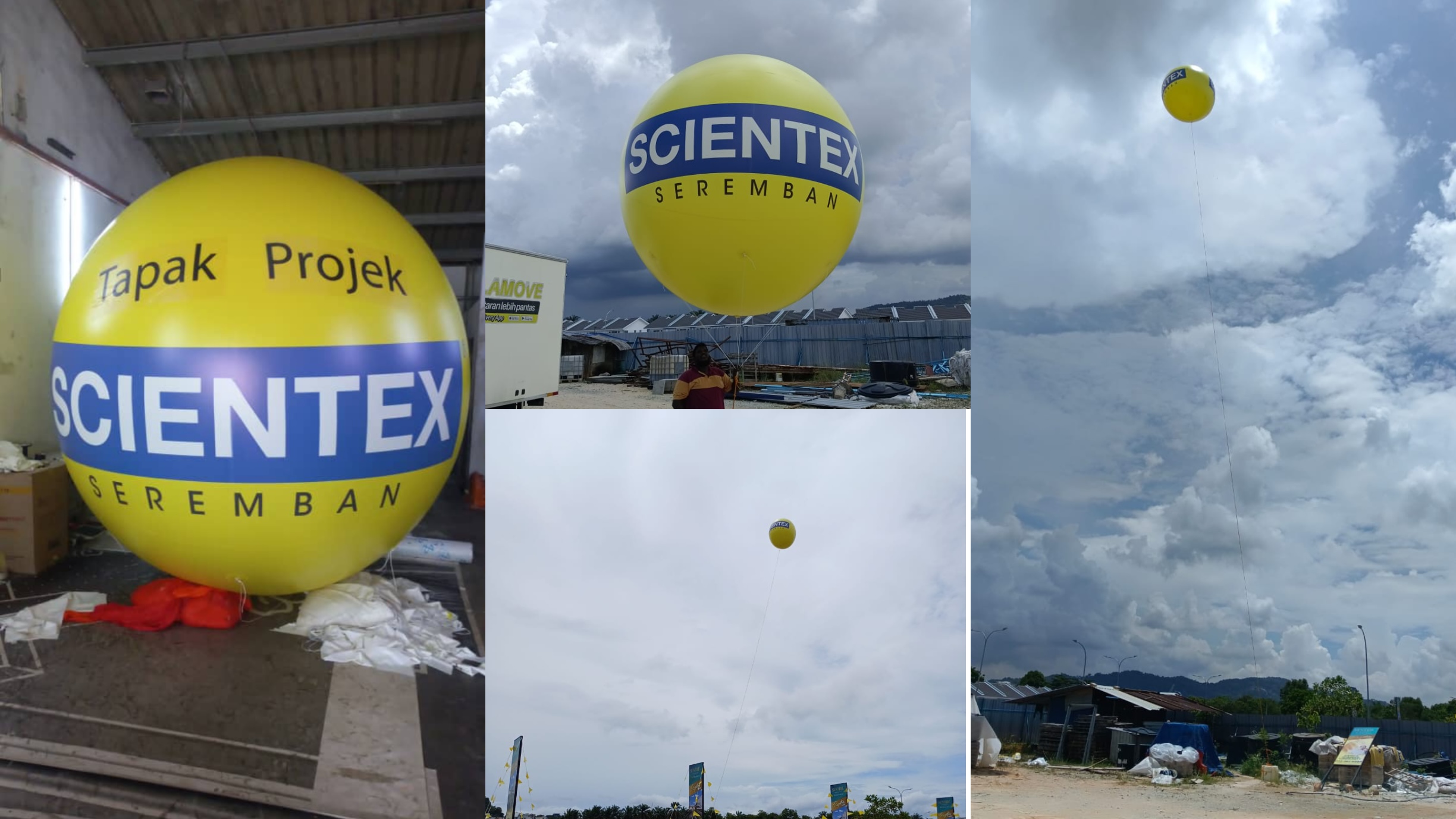 Scientex Seremban Giant Advertising Balloons
