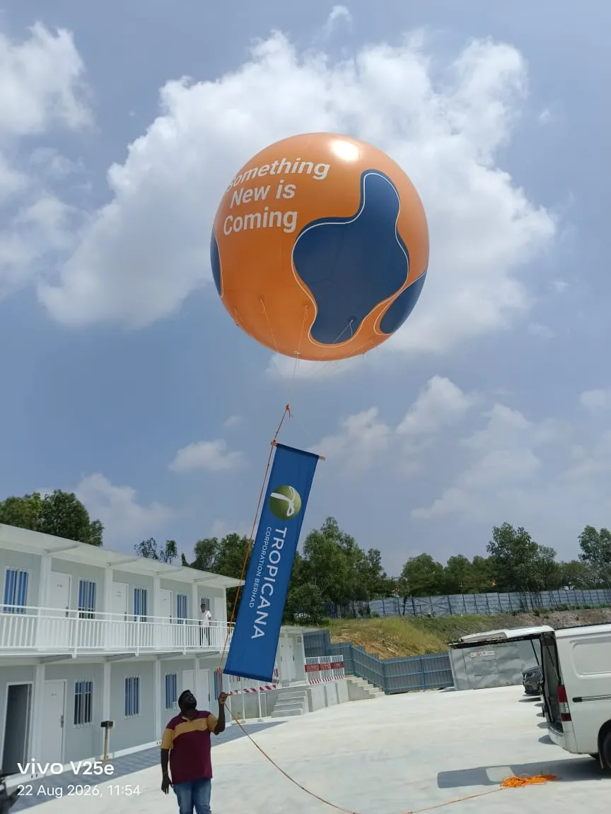 Custom Printed Giant Advertising Balloons for Tropicana Avan, Cyberjaya — photo 1