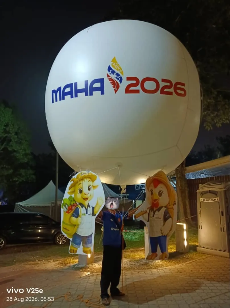 MAHA 2026 Giant Advertising Balloon in Malaysia — photo 1