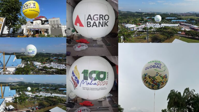 Giant Balloons for Malaysia Agriculture, Horticulture and Agrotourism Exhibition (MAHA)